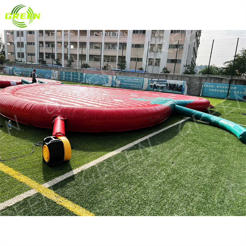 Wholesale Factory Price commercial inflatable castle jumping bounce pads inflatable strawberry jump pad for kids