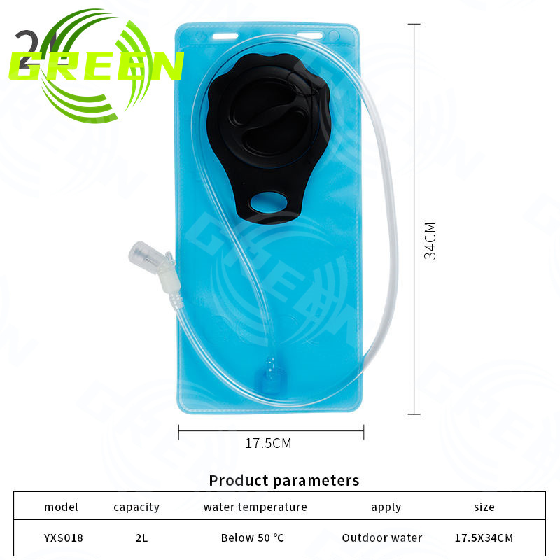 GREEN Drinking Water Bladder New Products Outdoor Sports tpu water bag for Hiking Climbing Survival  Water Bladders Outdoor Cam