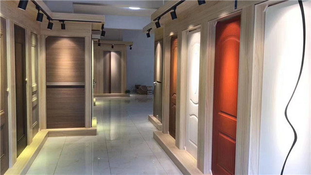 European model door style ash wood veneer flush door interior door