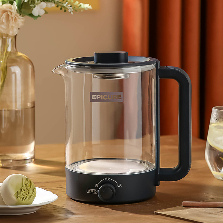 new flower tea glass health preserving integrated pot 1.5l smart health water kettle health pot electric kettle