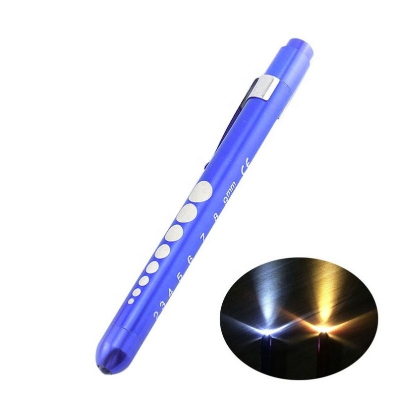 LED medical pencil flashlight examination oral ophthalmology nurse ward round pupil light