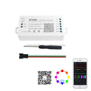 DC5V 12V 24V Smart phone control SP108E WIFI pixel led Controller for RGBW pixel led Strip