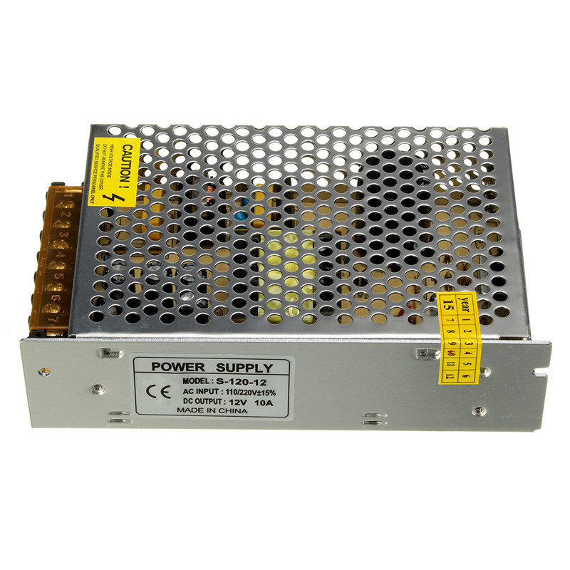 120W LED Switching Power Supply LED Strip Light Transformer LED Driver 12V 10A Switch Power Supply