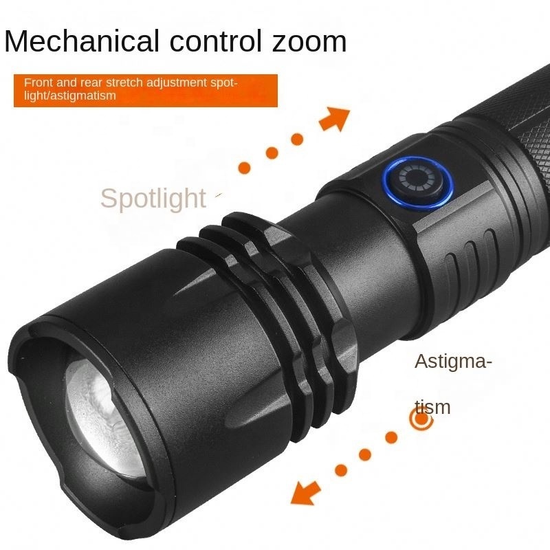 hot sells 800 Lumen Rechargeable Flashlight High Brightness Aluminium Alloy Led Flashlight