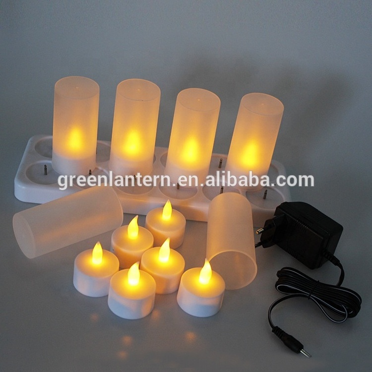 Rechargeable Tea Light LED Rechargeable Candle Light LED Candle Sets of 4/6/12pcs rechargeable Tea Light