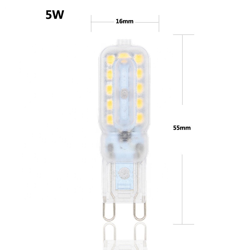 G9 LED Bulb Light 4000K Daylight Bi Pin Base 5W 50W Halogen Equivalent,Cotanic G9 Bulb for Crystal Chandelier