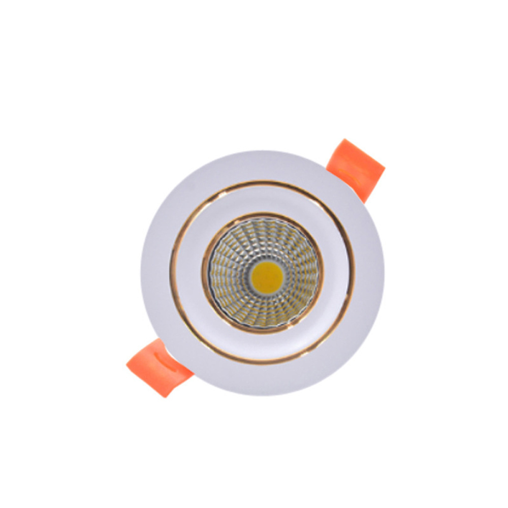 3W 5W COB recessed downlight warn white/white/nature white highlighting gimbal led ceiling light indoor for housing decoration