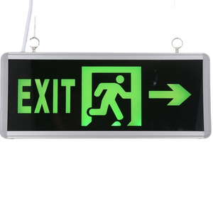 China supplier wall-mounted emergency light exit sign emergency exit box light