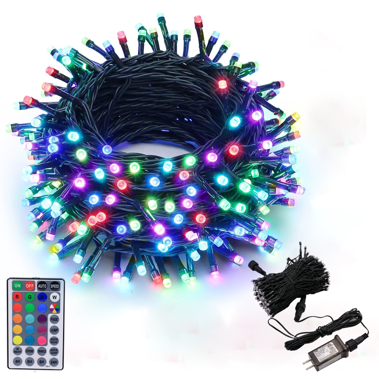 Factory Color Changing Christmas string Lights 20M 200LEDs Waterproof RGB Fairy Twinkle Tree Light with Remote Party decorations