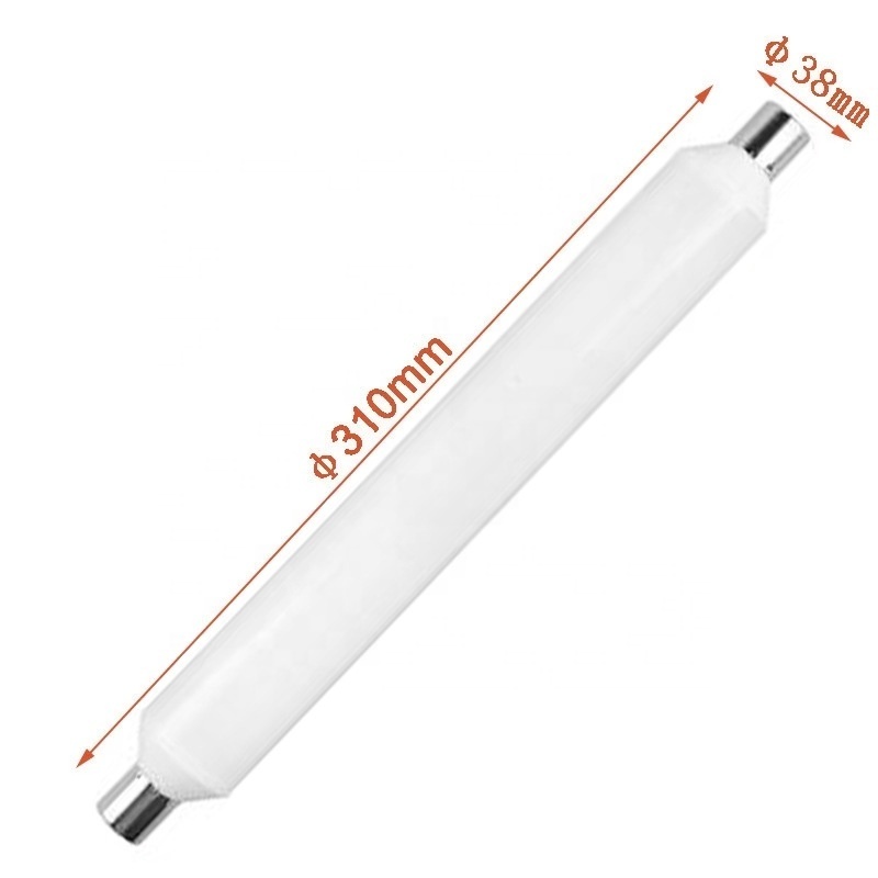 S19 LED Tube 230V Warm White Consumption Incandescent Equivalent 7W 38X310MM Mirror Front Headlight Spot Light Bulb For bathroom