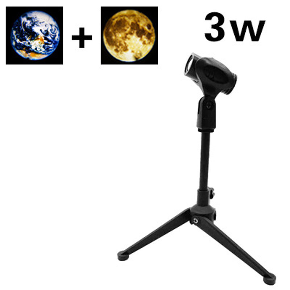 Star Projector 2 In 1 Earth Moon Projection Lamp USB Wall Projector Background Atmosphere Night Light For Bedroom Ceiling Decor