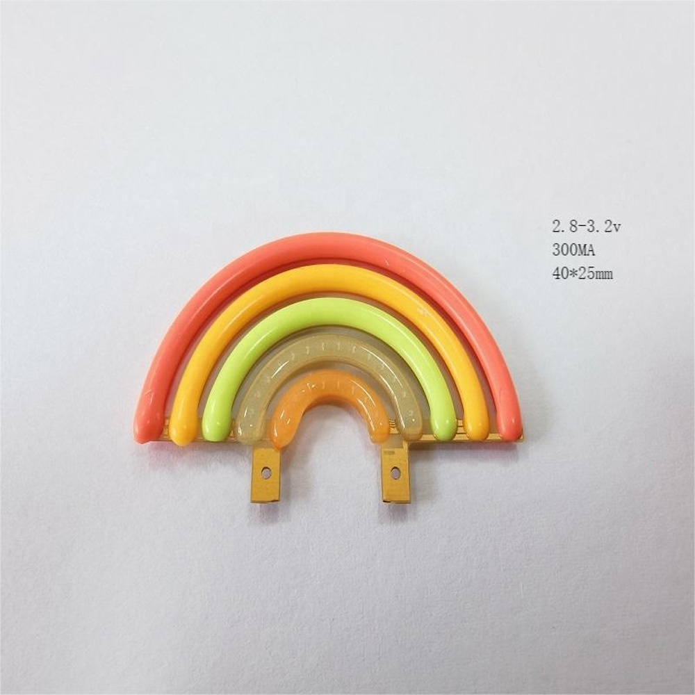 DC3V Rainbow Filament LED COB Flashlight Candles Diode letters DIY for Halloween Christmas Decoration Accessories Lighting Bulb