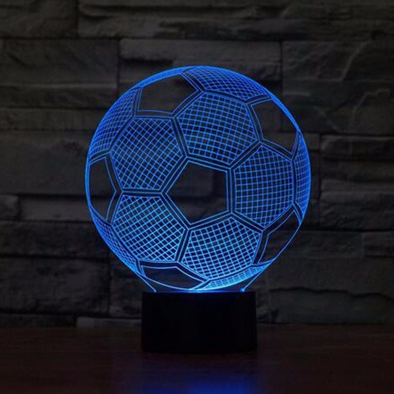 USB LED Night Light with Touch Sensor 3D Acrylic Picture RGB 7 Colors Can Customize Gifts for Fans Room Decor Table Night Lamp