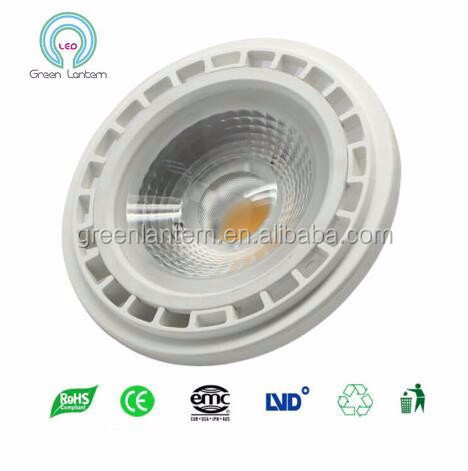 dimmable 220v 10w 10 15w cob ar111 led gu10,ar111 cob spotlight