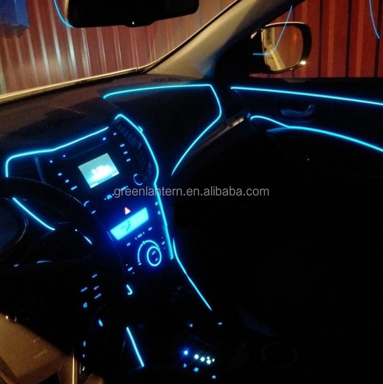 3Meters LED EL Cold Line Flexible Wire Light Car Interior Light Neon Decor Wire LED Wire Strip Decorative Lamp