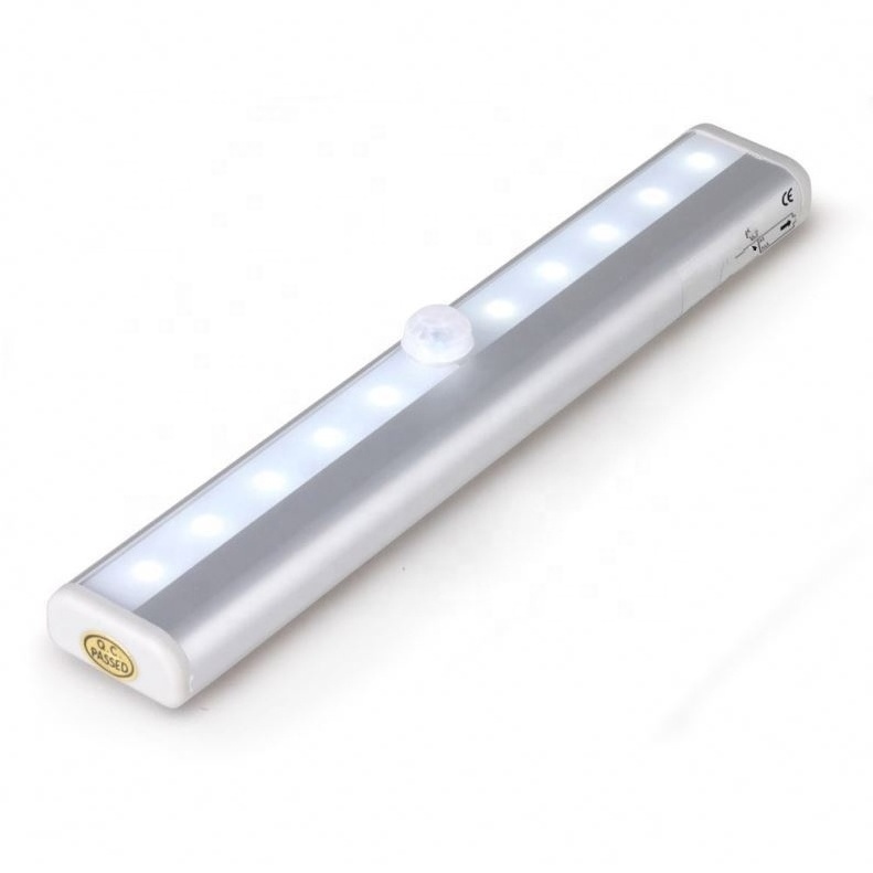 China Supplier Wireless Motion Sensor Battery Operated Led Wardrobe Cabinet Light