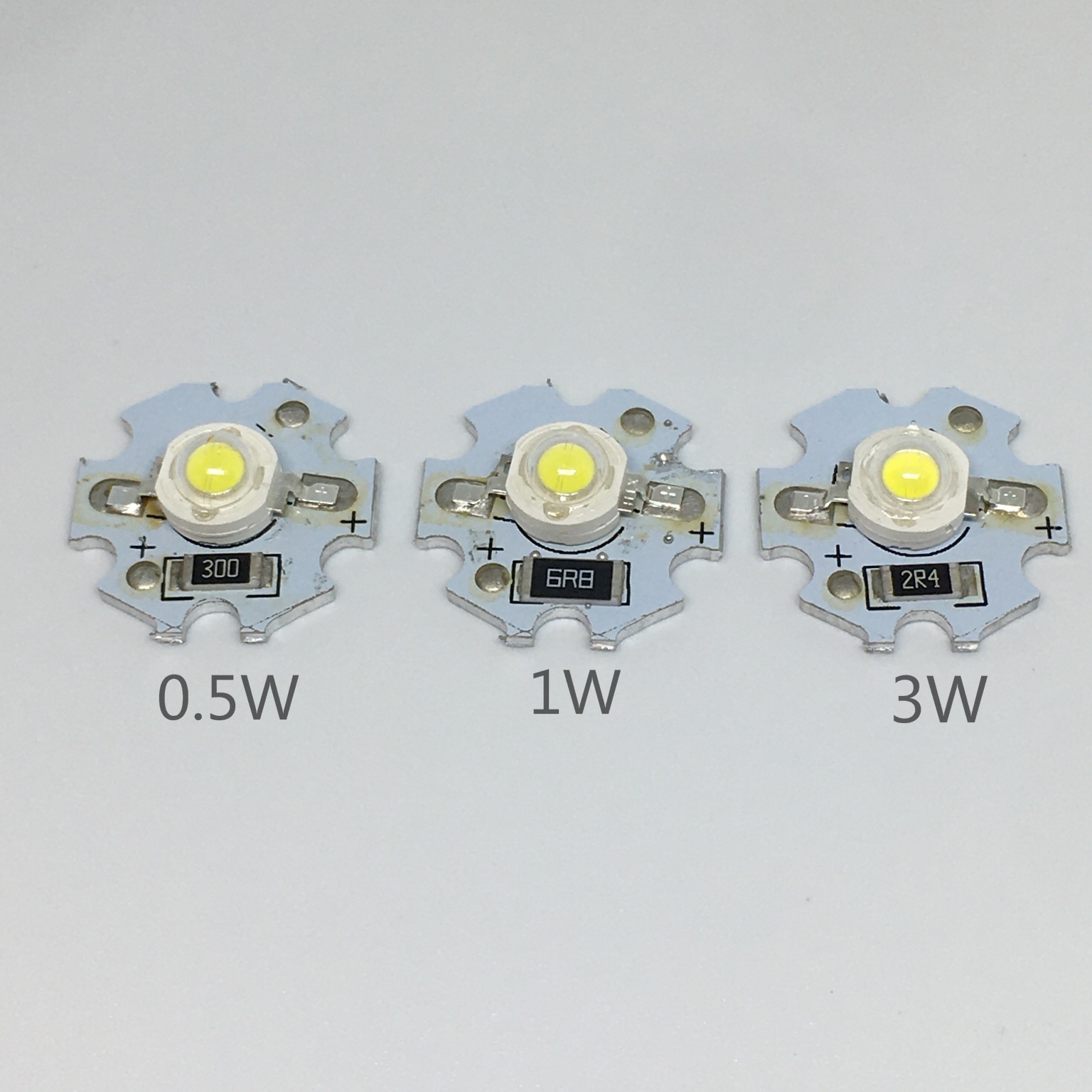 1W 3W 5V LED Chip Bulb Light Warm White Red Green Blue COB diode Source Chip with Aluminum Plate Heatsink for DIY Floodlight