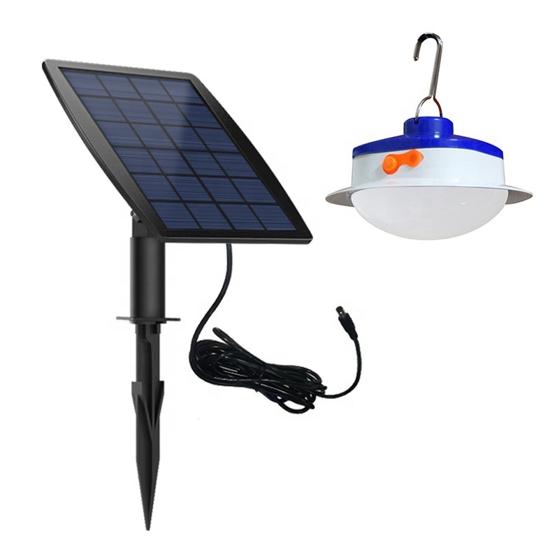 Factory Price Portable Solar Garden Light led split Hanging Bulb Emergency lamp for Outdoor Yard Reading Camping Fishing decor