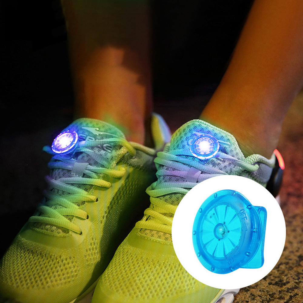 Multifunctional Running Night Lights Luminous LED Flash Shoes Clip Light Up Glow safety warning lamp for Party Travel Jogging