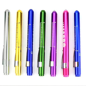 Colorful led Medical Pen Lights First Aid Work Inspection Flashlight Torch Doctor Nurse Emergency torch lamp Multi Function