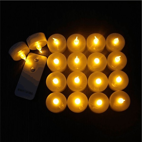 Birthday timer Remote Control battery LED electronic flameless tea Candle light