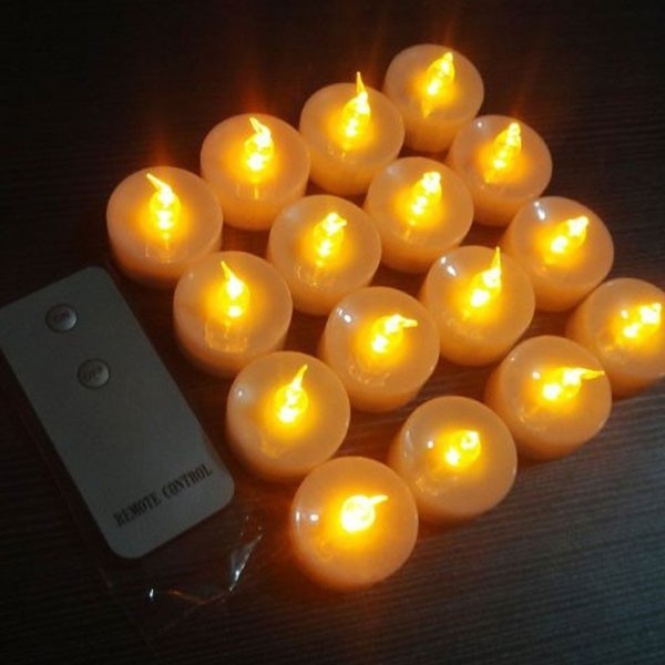 Birthday timer Remote Control battery LED electronic flameless tea Candle light