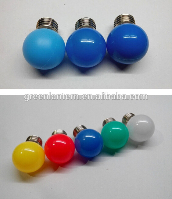 Christmas coloured 3W led globe bulb AC220V G45 bulb lights B22 E27 dimmable Colorful bulb for indoor Halloween Weeding lighting