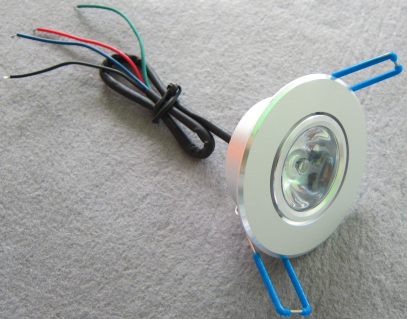 DMX512 RGB 4wires dimmable 18W 36W dmx rgb led downlights/rgb led ceiling light spot light