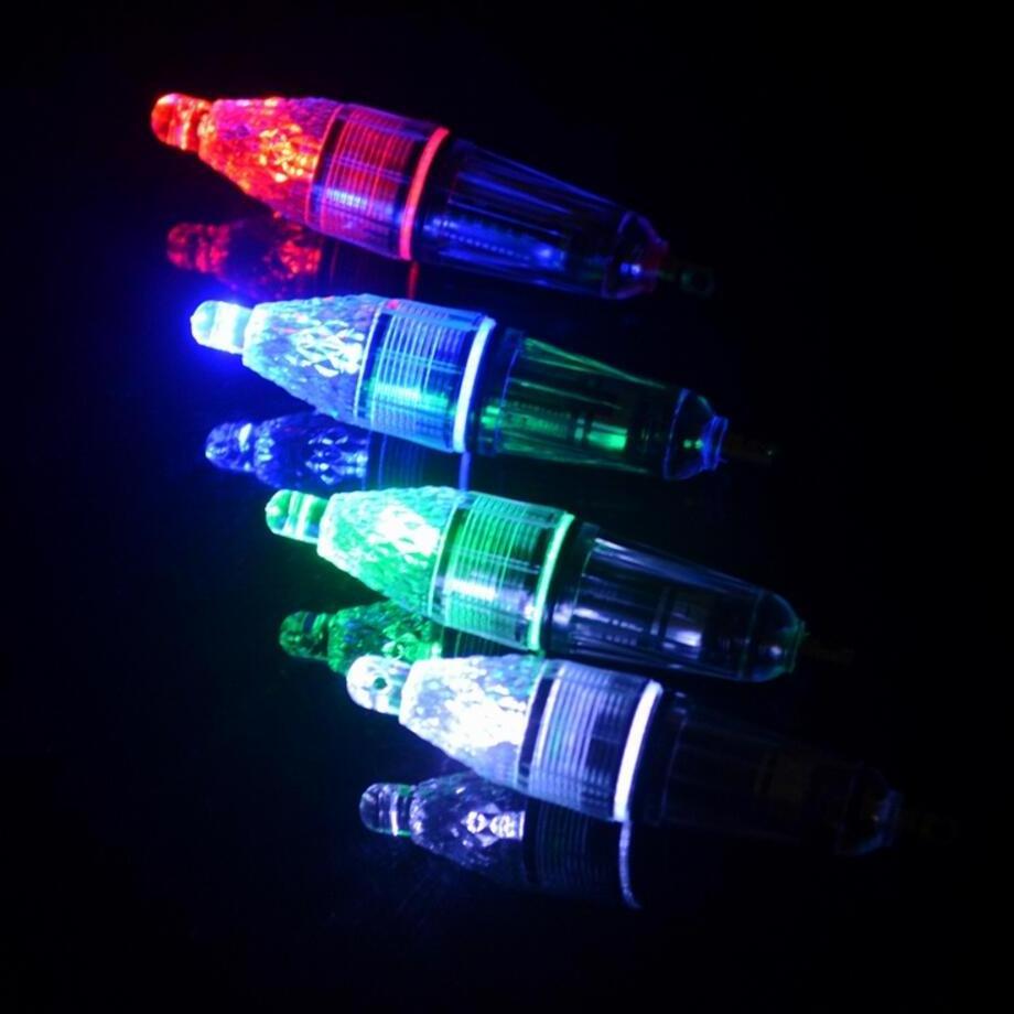 New Mini Deep Drop Green Underwater Flash LED Fishing Lamp Fish Lure Lights AA Battery Operated Flash