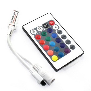 24 key MINI IR Remote Control RGB LED controller for RGB LED strip Light 5050