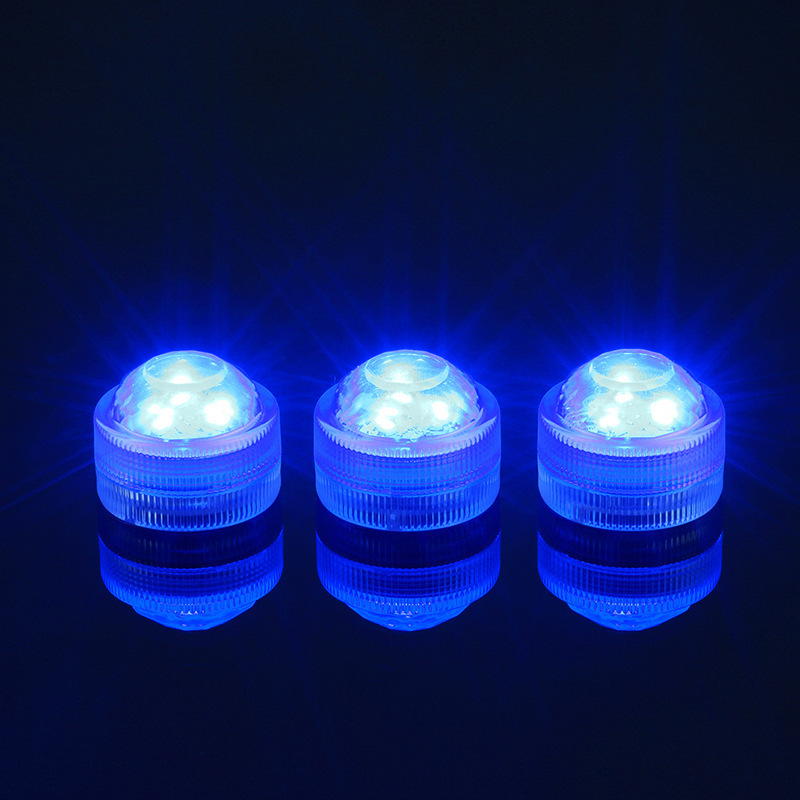 Battery Operated Submersible light Candles Waterproof Mini LED Tea Light with Single Bright LED for Flower Vases