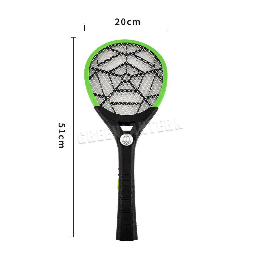 Rechargeable Handheld Electric Bug Zapper Electronic Mosquito Swatter With LED Fly Swatter Zap Kill Insects On Contact