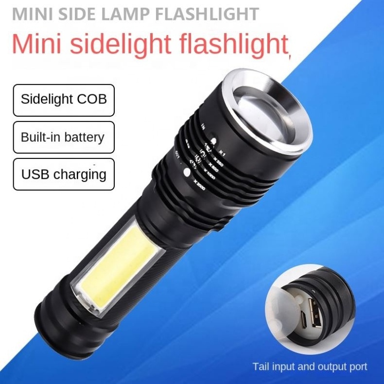 Factory 1000 Lumens 10000 Flashlights Torches Torch With Logo 6000k Daylight Alert Aluminum