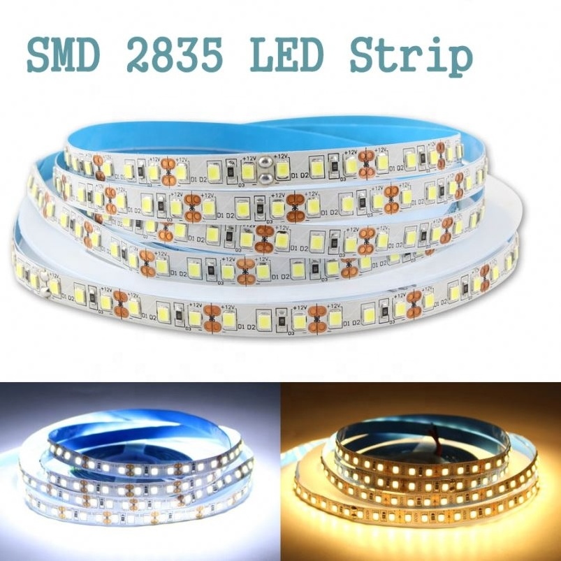 12V 24V 120leds/M White Red Green Blue Flexible Led Strip Smd2835 5m Tape Light Cuttable Led Strip Ribbon lights IP65 Waterproof