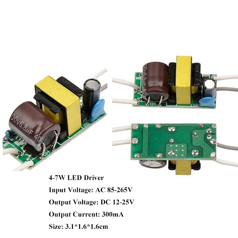 LED Driver 300mA Board 1-3W 4-7W 8-24W 24-36W LED Power Supply built-in constant current Lighting Transformers For led Light DIY