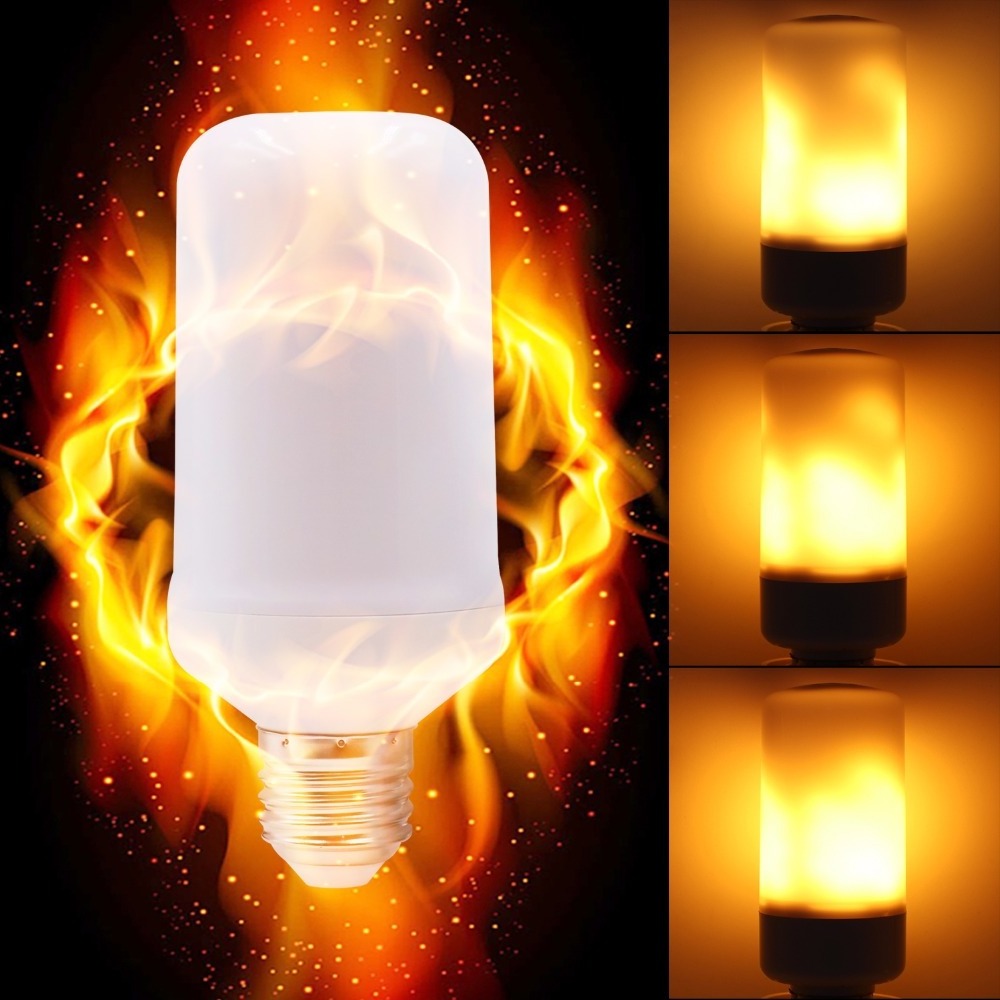 Flame Effect LED E27 Simulation Fire Burning Flicker Replace Lantern Decoration lamps