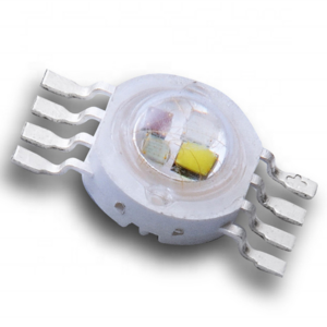 high power 4W RGBW led diode with diffused lens for stage lamp