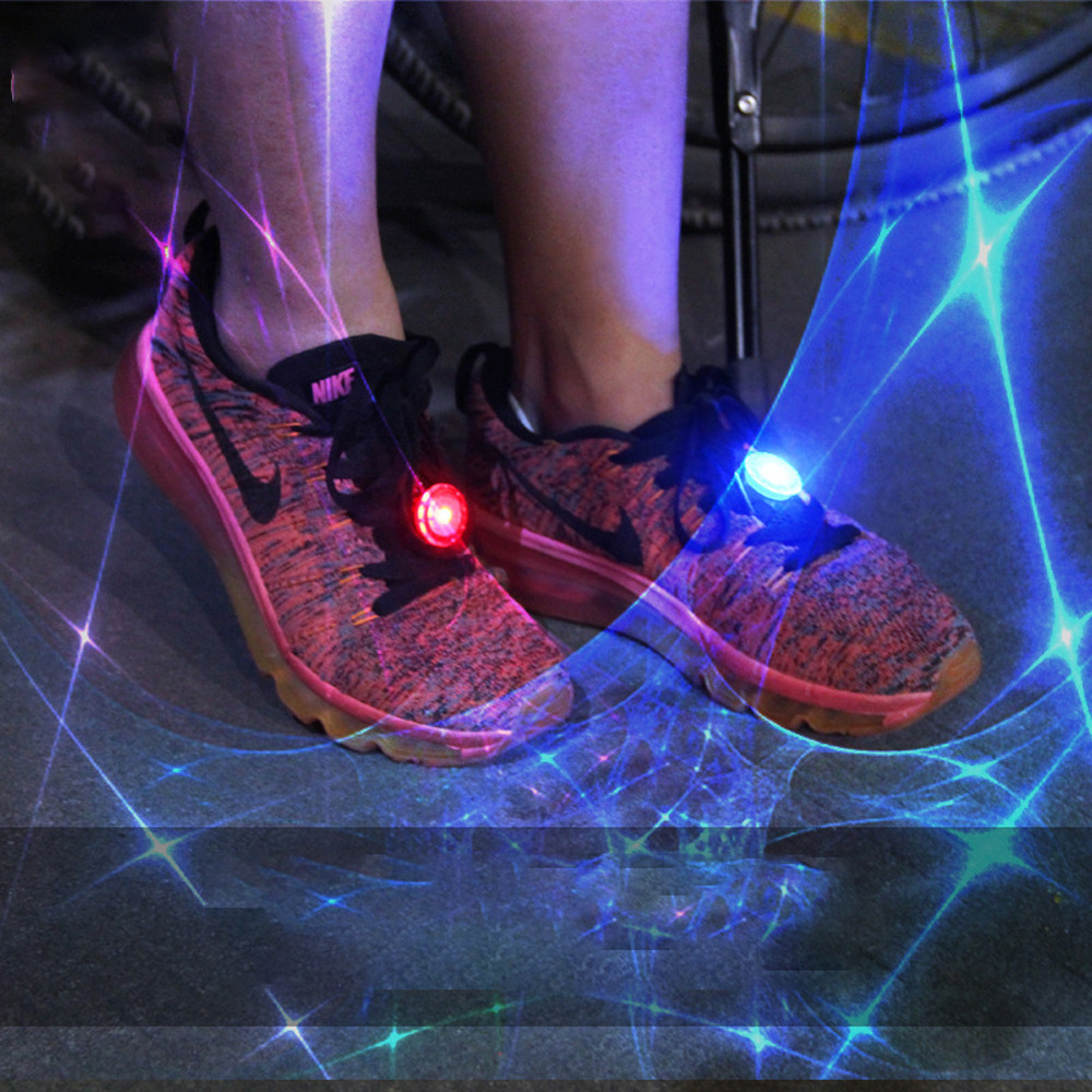 Multifunctional Running Night Lights Luminous LED Flash Shoes Clip Light Up Glow safety warning lamp for Party Travel Jogging