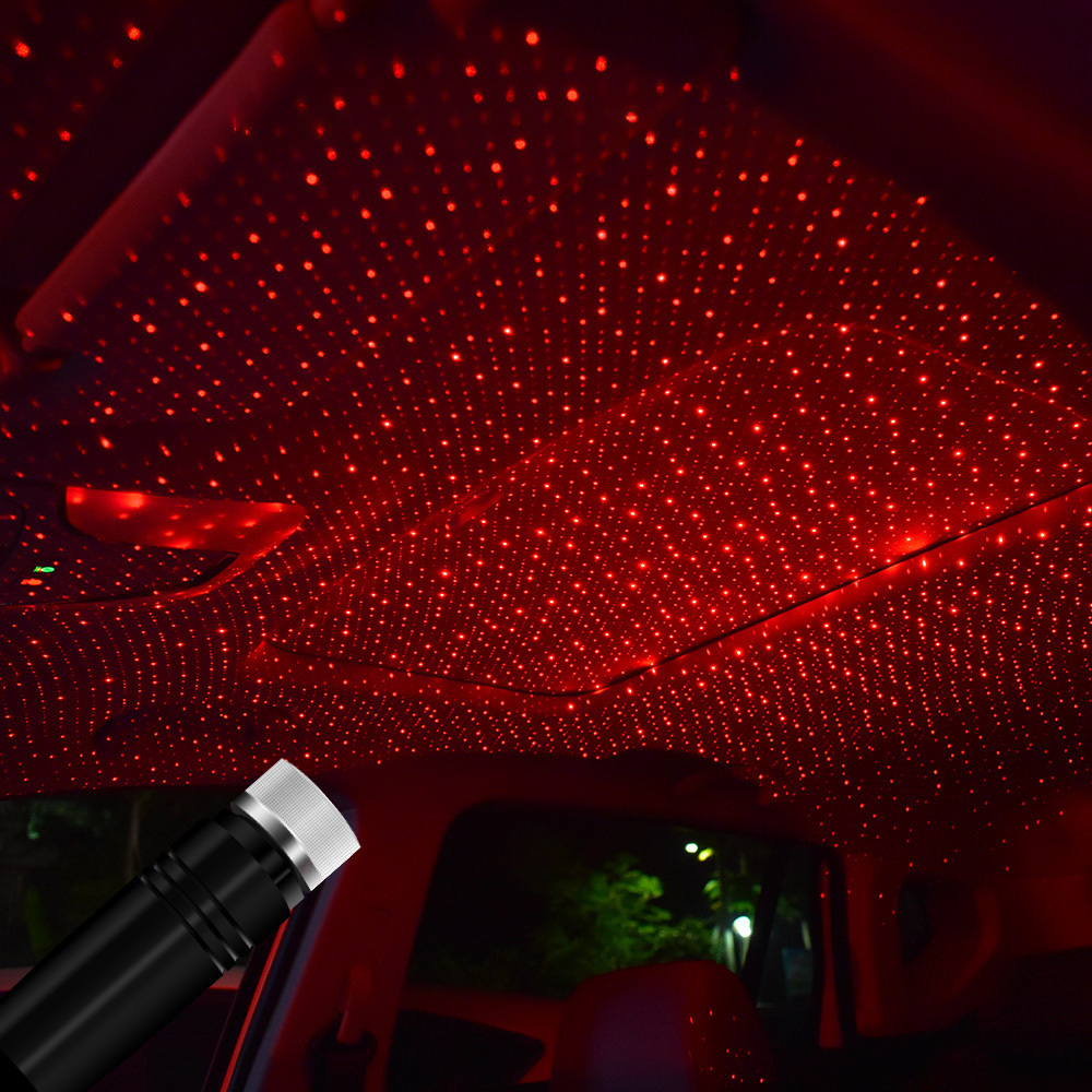 2021 hot sell USB Star Light projector car modification, in-car laser star light Atmospheres LED party decoration lights