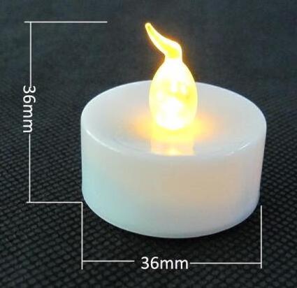 Battery operate flameless led electronic candle light plastic mini Led candle/led tea light for Seasonal & Festival Celebration