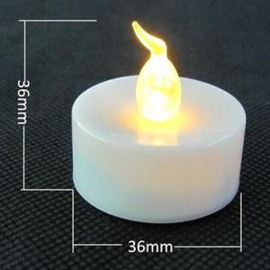 Battery operate flameless led electronic candle light plastic mini Led candle/led tea light for Seasonal & Festival Celebration