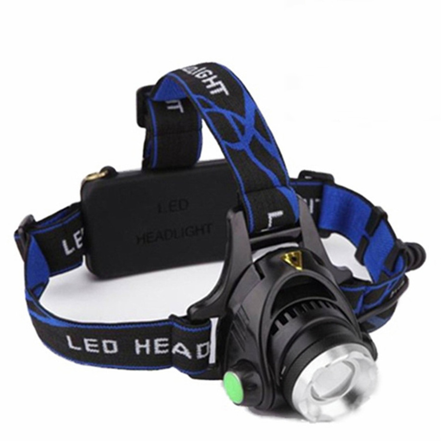 Super Bright Rechargeable 10 Watts LED Head Light LED Camping Headlamp for Hunting Mining Outdoor Sport Flashlight Waterproof