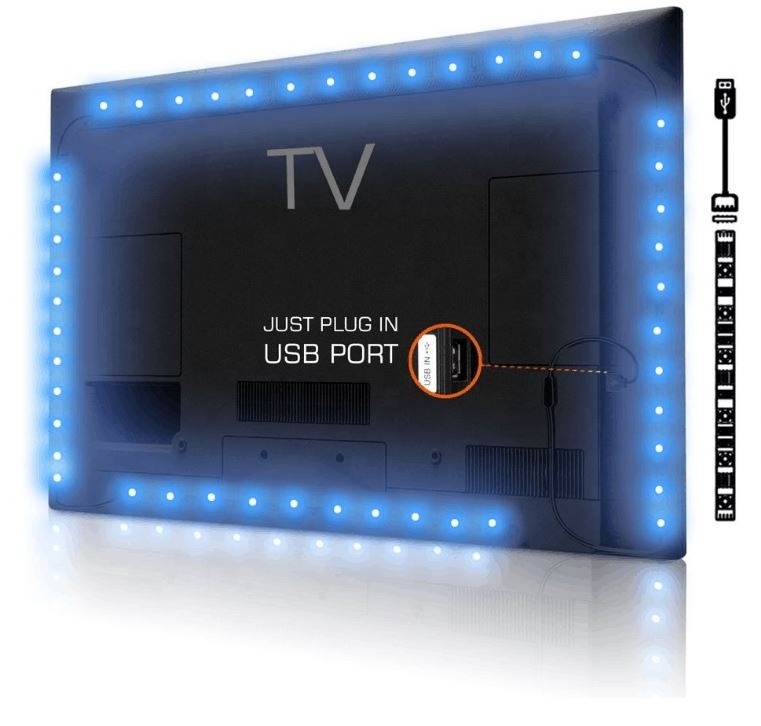 Waterproof DC5V USB TV Back light Led Decoration TV Mood Light Led  RGB Led Strip Lights