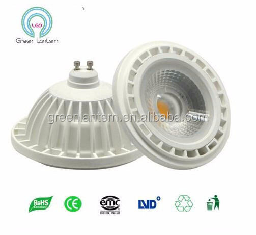 dimmable 220v 10w 10 15w cob ar111 led gu10,ar111 cob spotlight