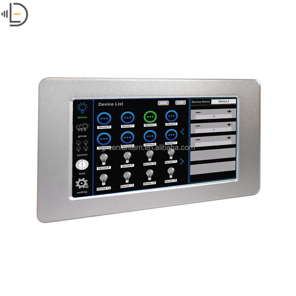 DMX501 DMX Touch Screen Master Control DMX512 DC12V Touch Controller 36-channel Intelligent Lighting Control System