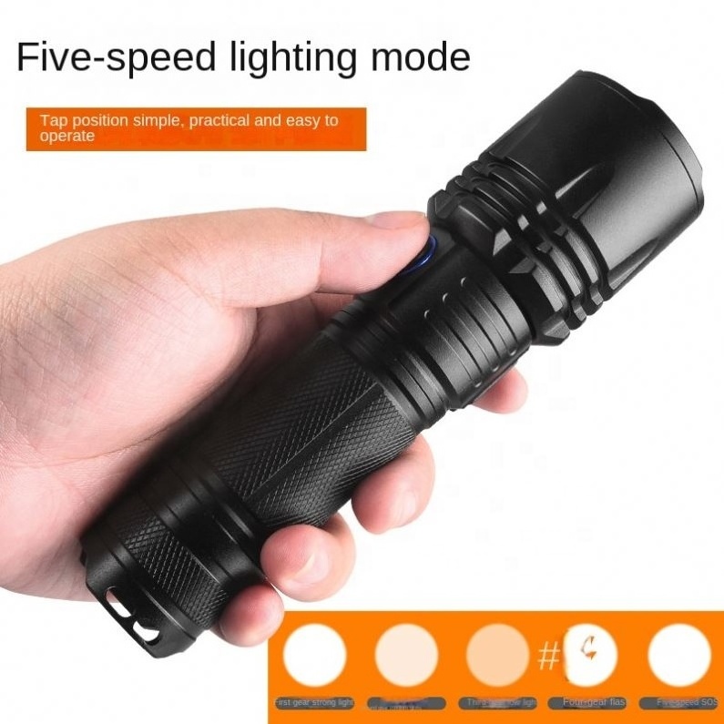 hot sells 800 Lumen Rechargeable Flashlight High Brightness Aluminium Alloy Led Flashlight