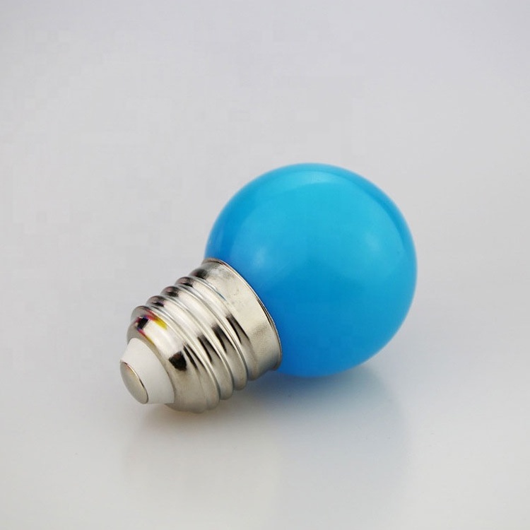 Colorful 1W led globe bulb G45 bulb light B22 E27 led Lampada bulb Red Blue Green Yellow Pink for indoor Christmas Decoration