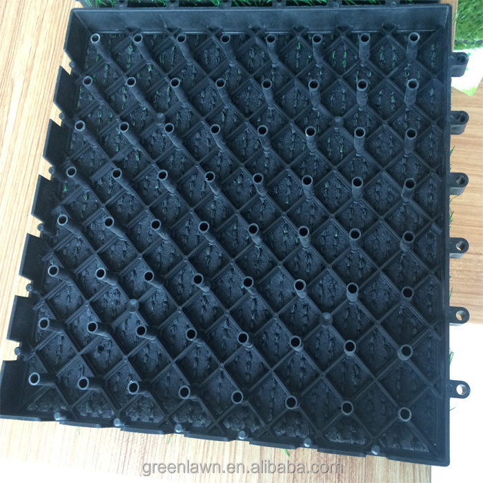 China garden courtyard decoration artificial grass lawn carpet flooring interlocking turf tiles