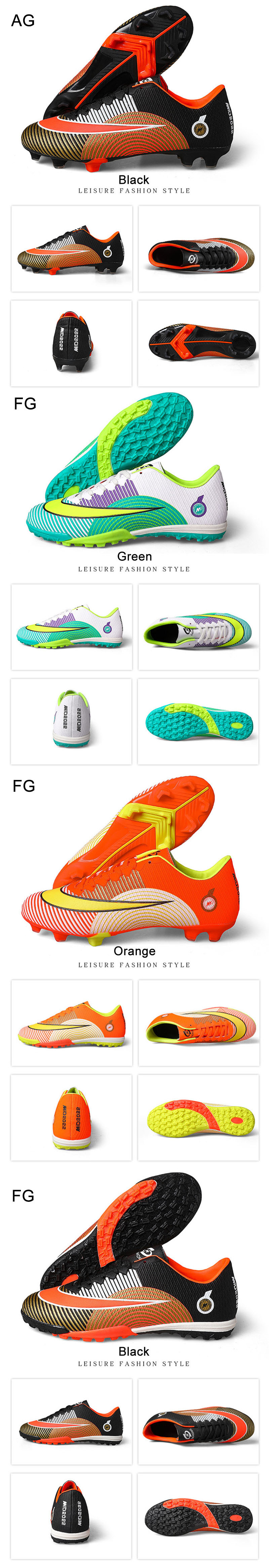 Cross-border Hot Sale Natural Grass Artificial Grass General Purpose Football Cleats Football boots Best Shoes