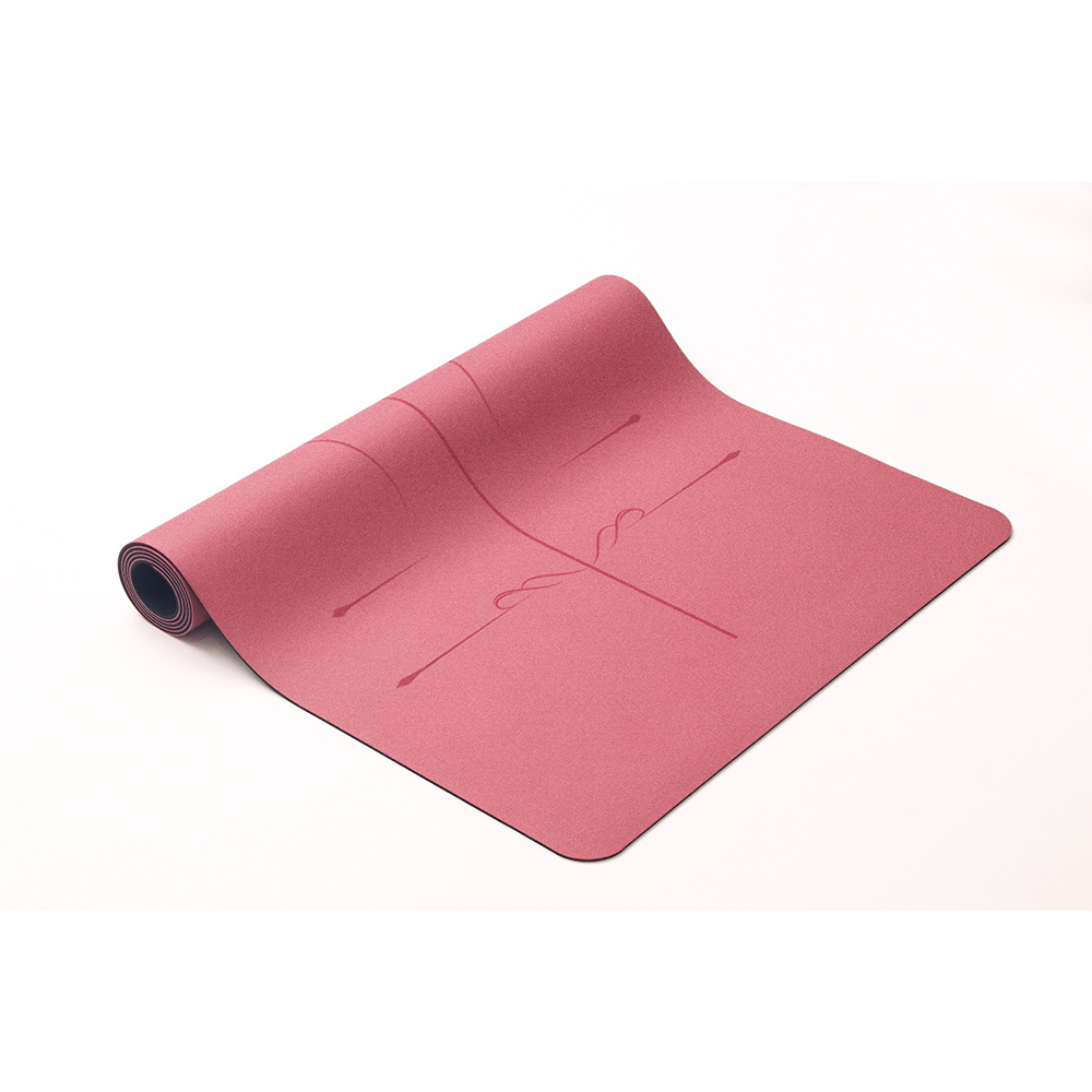 1,5Mm Eco Friendly Natural Pu Leather Yoga Mat Taiwan With Bag Wholesale